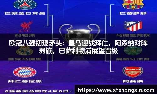 欧冠八强初现矛头：皇马迎战拜仁，阿森纳对阵弱旅，巴萨利物浦展望晋级